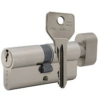 Циліндр CISA C2000 85T (45*40T) нікель матовий 5 ключів